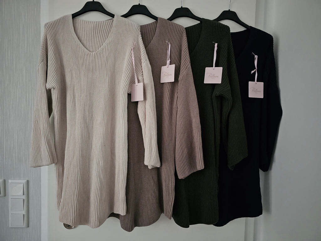 Pulloverkleid Lenja versch. Farben