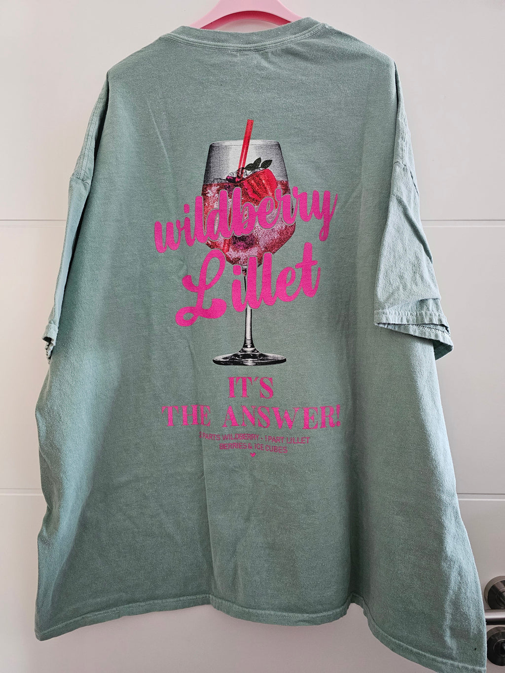 Oversize T-Shirt Wildberry versch. Farben