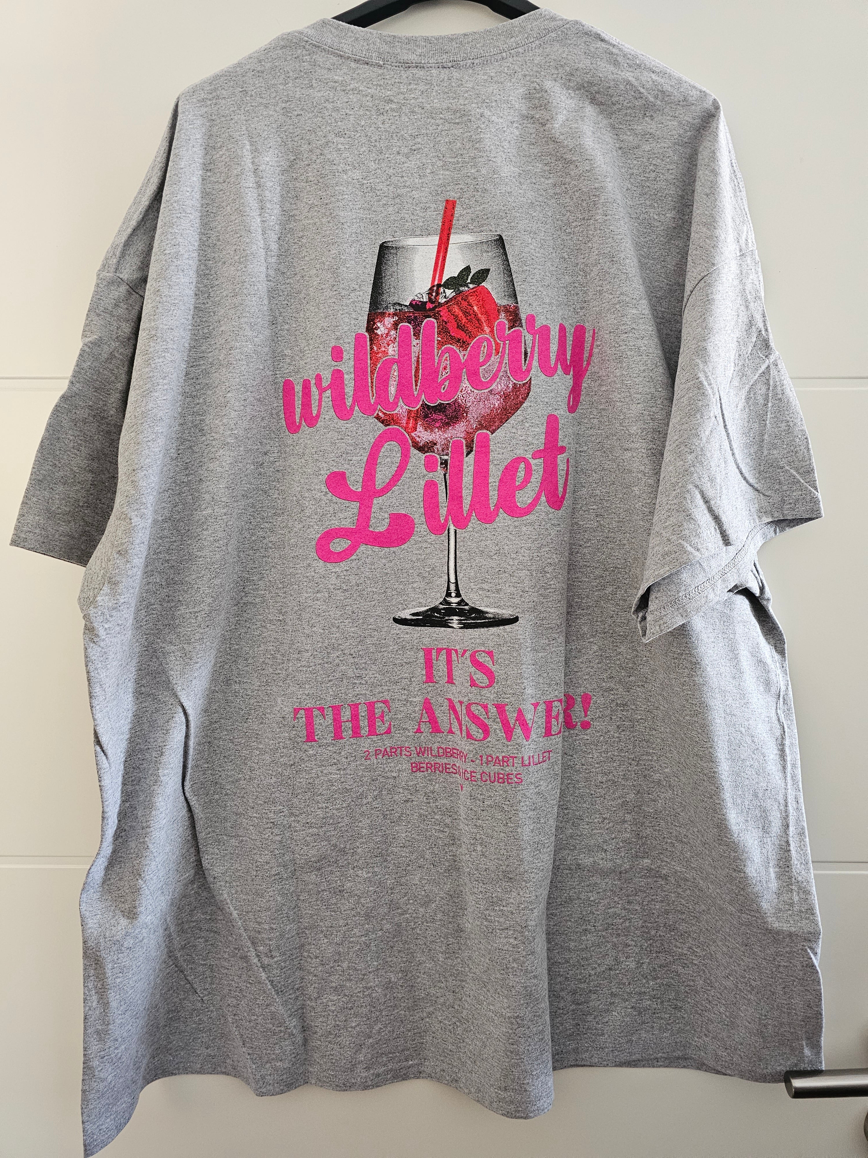 Oversize T-Shirt Wildberry versch. Farben