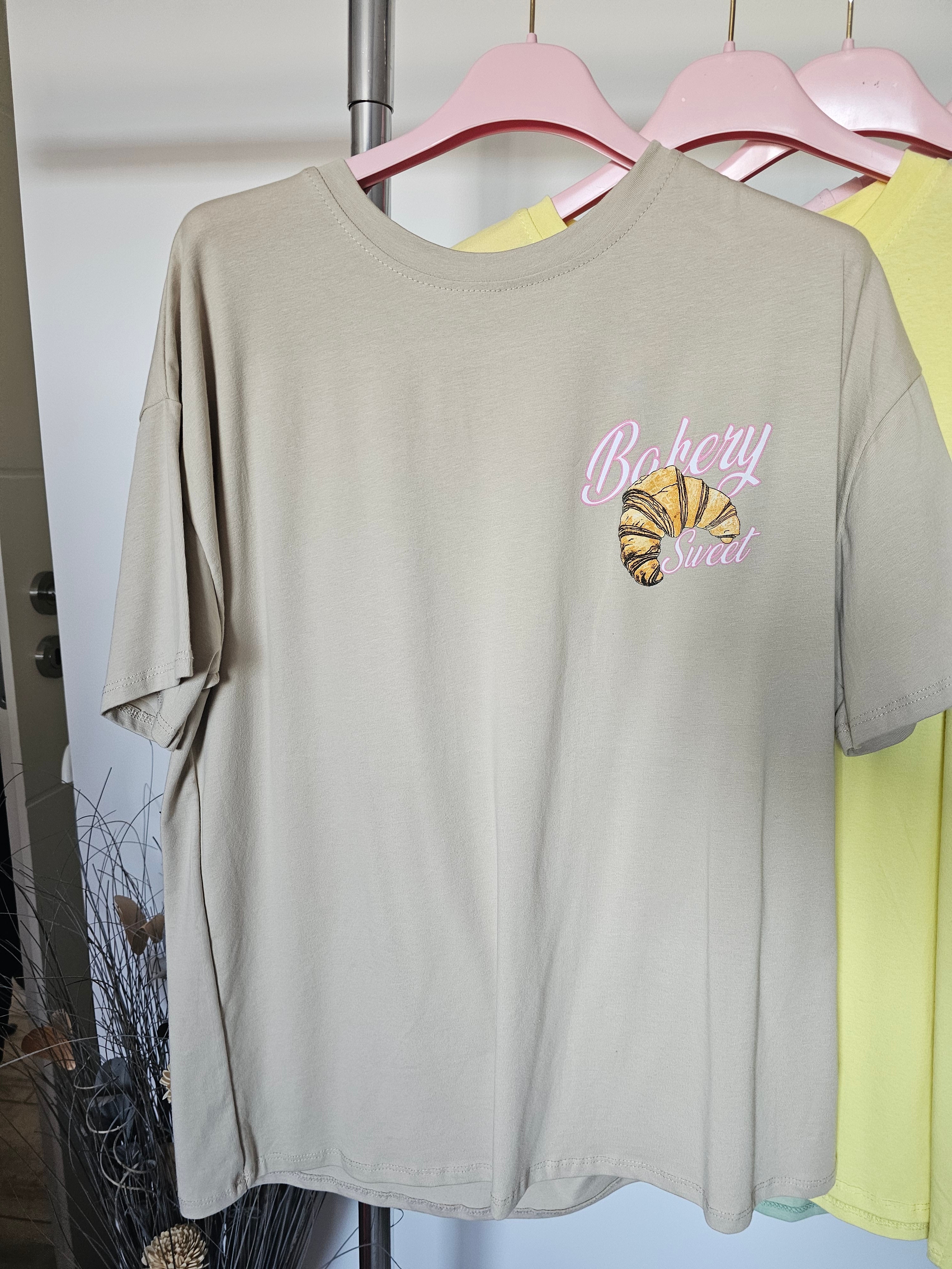 T-Shirt Crossaint mit Schleife