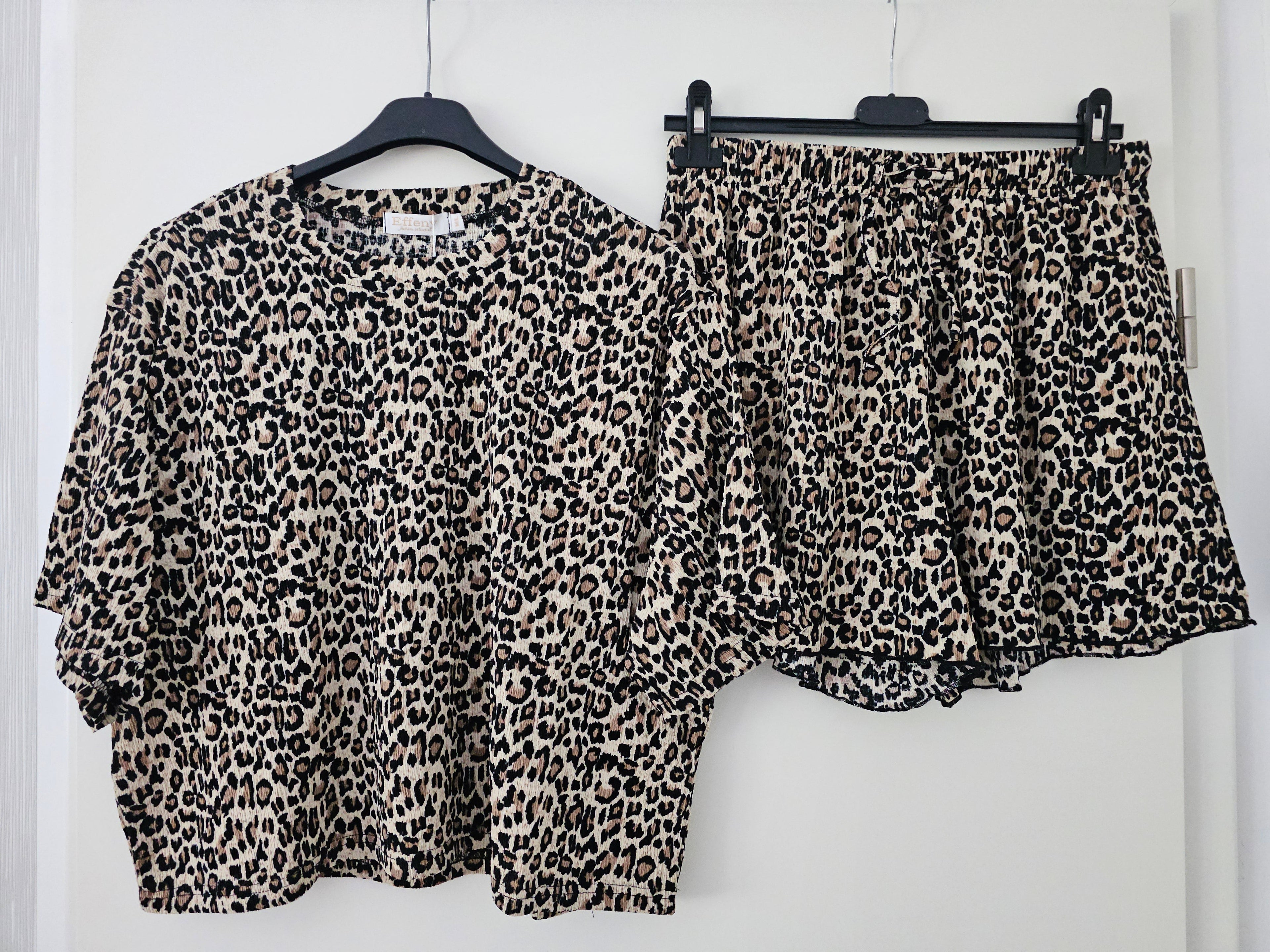 Crash Plissee Leo Shorts